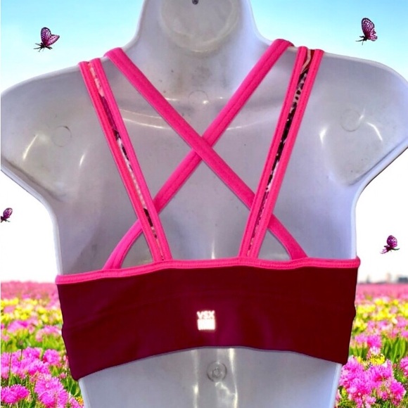 Victoria's Secret VSX Sports Bra Strappy Exercise Workout - Picture 2 of 11